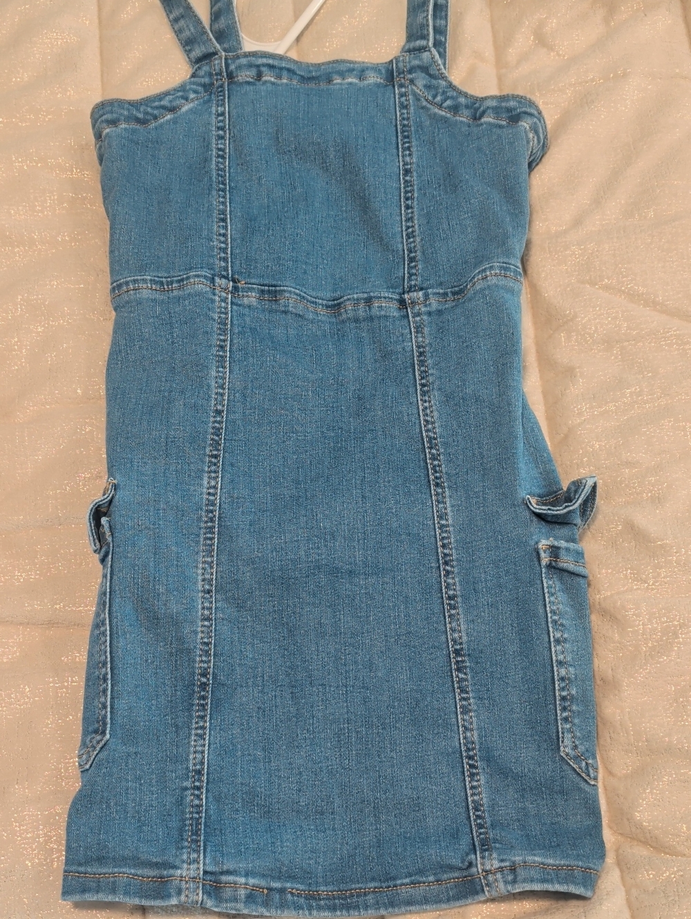 Denim Tank Dress - Blue